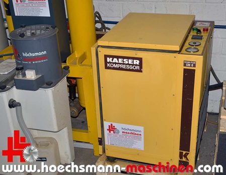 KAESER Schraubenkompressor SM 8, gebrauchte Holzbearbeitungsmaschinen Neumaschinen Hessen Höchsmann Langen