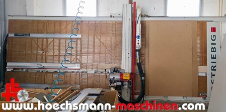 Striebig stehende Plattensäge TRK 6220A, gebrauchte Holzbearbeitungsmaschinen Neumaschinen Hessen Höchsmann Langen